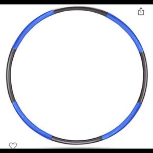 Blue & Grey Weighted hula hoop for working out